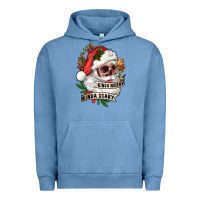 Pigment Pebble Blue Kinda merry kinda scary Urban Hoodie - RanaPortraitStore