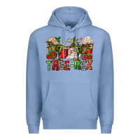 Colony Blue tree rex coffee cups Premium Hoodie - Zillion Design Studio