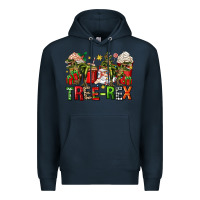 Navy tree rex coffee cups Premium Hoodie - Zillion Design Studio