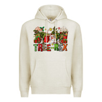 Oatmeal Heather tree rex coffee cups Premium Hoodie - Zillion Design Studio