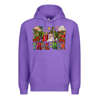 Purple tree rex coffee cups Premium Hoodie - Zillion Design Studio