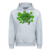 Heather Grey Kiss lucky Urban Hoodie - RanaPortraitStore