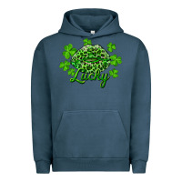 Pigment Midnight Navy Kiss lucky Urban Hoodie - RanaPortraitStore