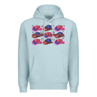 Blue Mist make america western again Premium Hoodie - texasbilliewilder