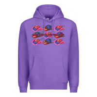 Purple make america western again Premium Hoodie - texasbilliewilder