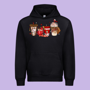 Baseball Coffee Cups Urban Hoodie Designed By Texasbilliewilder