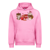 Fuchsia Pink baseball coffee cups Urban Hoodie - texasbilliewilder