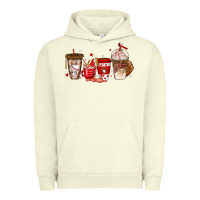 Pigment Pistachio baseball coffee cups Urban Hoodie - texasbilliewilder