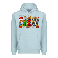 Blue Mist christmas crew Premium Hoodie - Zillion Design Studio