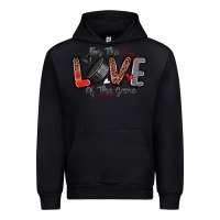 Black for the love of the game hockey Urban Hoodie - Zillion Design Studio