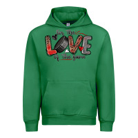 Emerald for the love of the game hockey Urban Hoodie - Zillion Design Studio