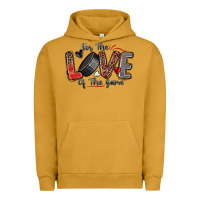 Pigment Peanut Butter for the love of the game hockey Urban Hoodie - Zillion Design Studio