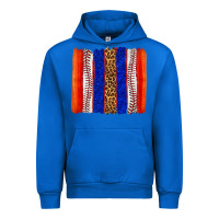 Cobalt baseball brush strokes Urban Hoodie - texasbilliewilder