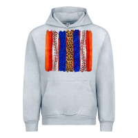 Heather Grey baseball brush strokes Urban Hoodie - texasbilliewilder