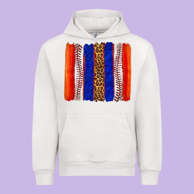Urban Hoodie baseball brush strokes