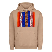 Pigment Burro baseball brush strokes Urban Hoodie - texasbilliewilder