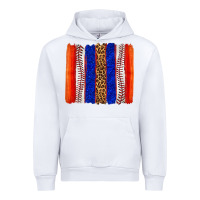 White baseball brush strokes Urban Hoodie - texasbilliewilder