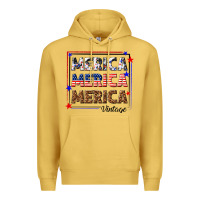 Antique Gold merica merica merica vintage Premium Hoodie - texasbilliewilder