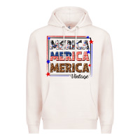 Pale Pink merica merica merica vintage Premium Hoodie - texasbilliewilder