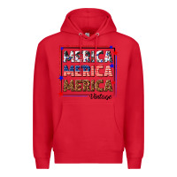 Red merica merica merica vintage Premium Hoodie - texasbilliewilder
