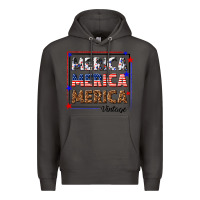 Smoke merica merica merica vintage Premium Hoodie - texasbilliewilder