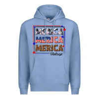 Colony Blue merica merica merica vintage Premium Hoodie - texasbilliewilder