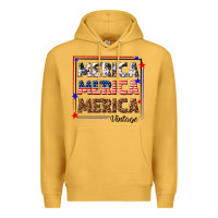 Mustard merica merica merica vintage Premium Hoodie - texasbilliewilder