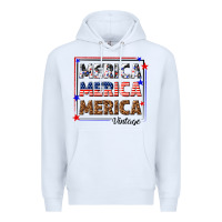 White merica merica merica vintage Premium Hoodie - texasbilliewilder