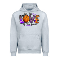 Heather Grey for the love of the game basketball Urban Hoodie - Zillion Design Studio
