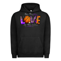 Pigment Black for the love of the game basketball Urban Hoodie - Zillion Design Studio