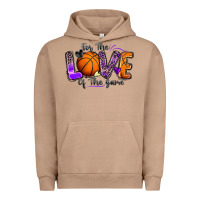 Pigment Burro for the love of the game basketball Urban Hoodie - Zillion Design Studio