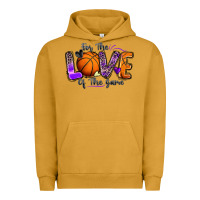 Pigment Peanut Butter for the love of the game basketball Urban Hoodie - Zillion Design Studio