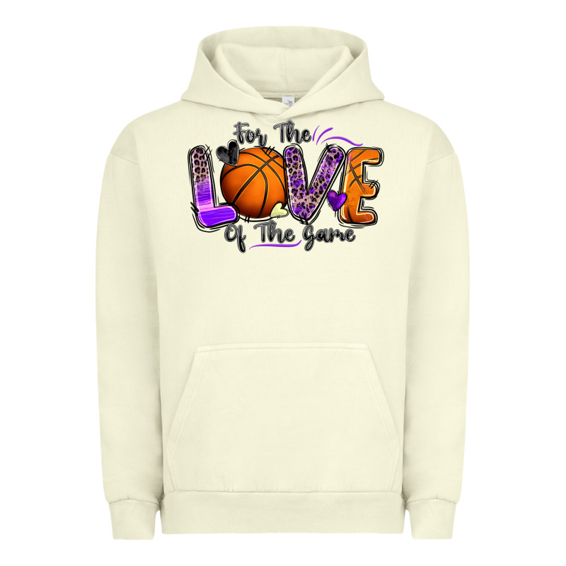 For The Love Of The Game Basketball Urban Hoodie by Zillion Design Studio | Teevron