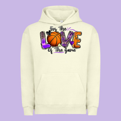 Urban Hoodie for the love of the game basketball