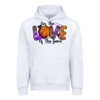 White for the love of the game basketball Urban Hoodie - Zillion Design Studio