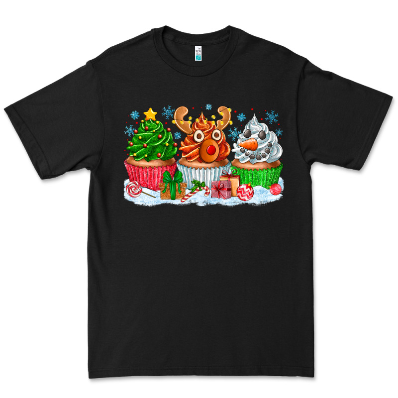 Festive Christmas Cupcakes Premium Tee by CowhideDigitalArt | Teevron