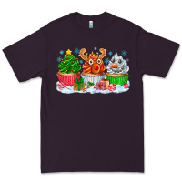 Plum festive christmas cupcakes Premium Tee - CowhideDigitalArt