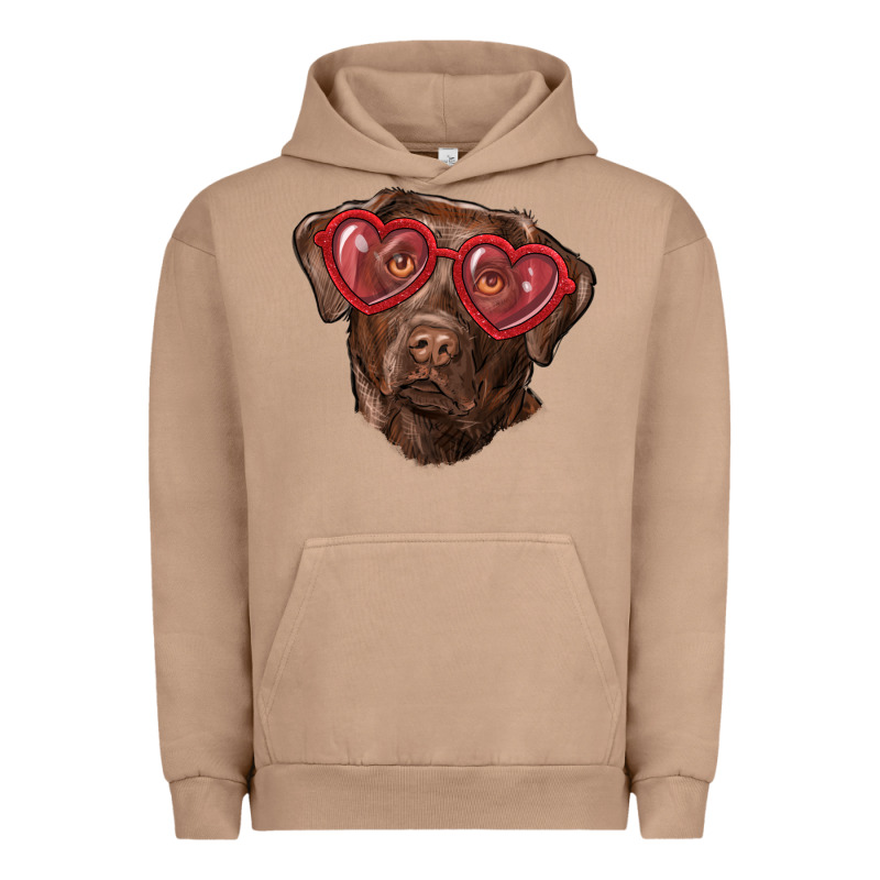 Labrador Retriever With Love Glass Urban Hoodie by RanaPortraitStore | Teevron