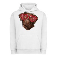 Pigment Lunar Rock labrador retriever with love glass Urban Hoodie - RanaPortraitStore
