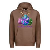 Chestnut easter bunny ear eggs easter vibes Premium Hoodie - RanaPortraitStore