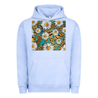 Pigment Grape Ice Leopard And Tiger Daisy Urban Hoodie - RanaPortraitStore