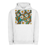 Pigment Lunar Rock Leopard And Tiger Daisy Urban Hoodie - RanaPortraitStore