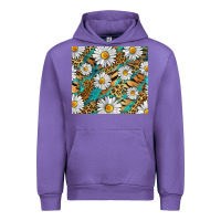 Tulip Leopard And Tiger Daisy Urban Hoodie - RanaPortraitStore