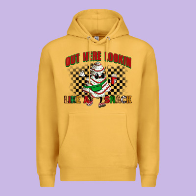 Out Here Lookin Like A Snack Premium Hoodie Designed By Zillion Design Studio