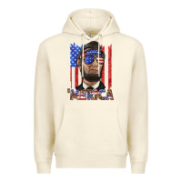 Sandshell merica with lincoln Premium Hoodie - texasbilliewilder
