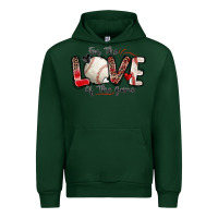 Forest Green for the love of the game baseball Urban Hoodie - Zillion Design Studio