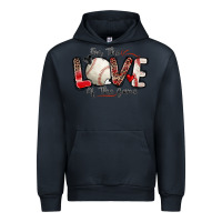 Navy for the love of the game baseball Urban Hoodie - Zillion Design Studio