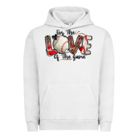 Pigment Lunar Rock for the love of the game baseball Urban Hoodie - Zillion Design Studio