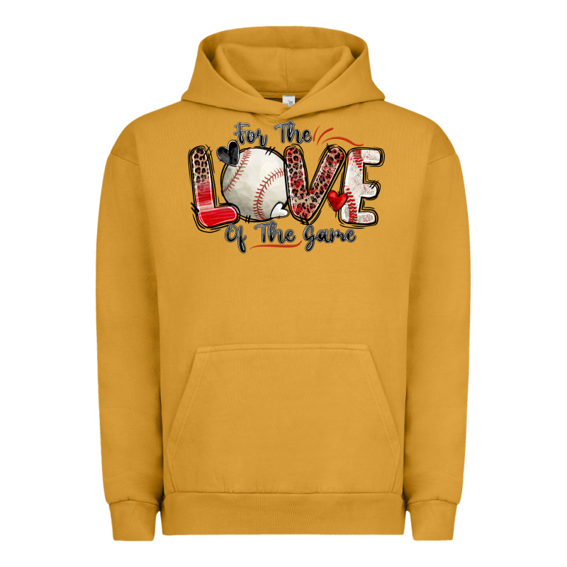 For The Love Of The Game Baseball Urban Hoodie by Zillion Design Studio | Teevron