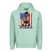 Seafoam merica with lincoln Premium Hoodie - texasbilliewilder